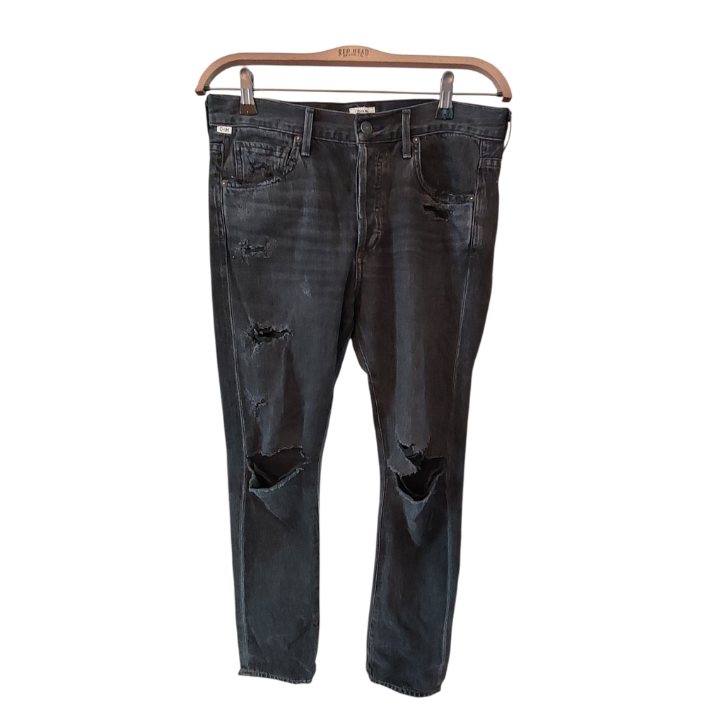 Citizens Of Humanity Women's Black Skinny Distressed Jeans - Size 25